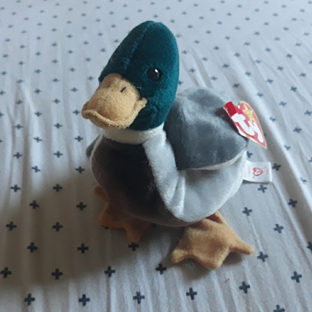 DONATED 6/30 - Jake - Beanie Baby Mallard Duck